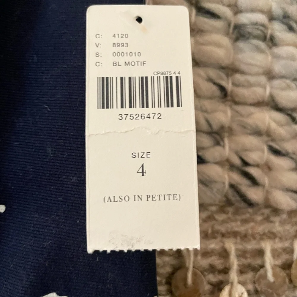 🩵 💙 Anthropologie Maeve Seagull Printed Pencil Skirt Blue NWT sz 4 - Picture 4 of 11